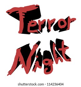 Terror night halloween holidays