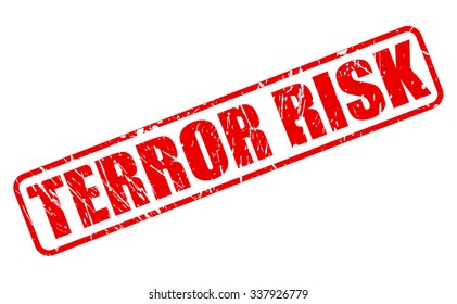TERROR RISK red stamp text on white