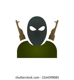 Terrorism Stop Icon, Counter-terrorism Concept, Vector Illustration