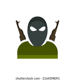 Terrorism Stop Icon, Counter-terrorism Concept, Vector Illustration