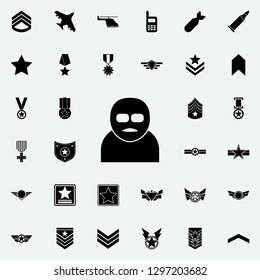 terrorist icon. Army icons universal set for web and mobile