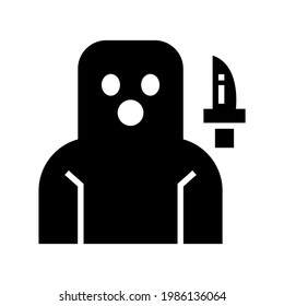 terrorist icon or logo isolated sign symbol vector illustration - high quality black style vector icons
