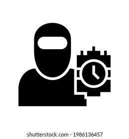 terrorist icon or logo isolated sign symbol vector illustration - high quality black style vector icons
