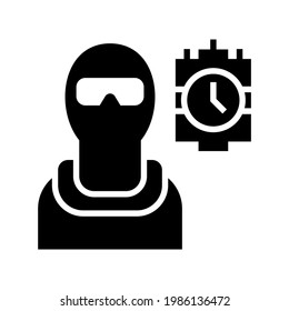 terrorist icon or logo isolated sign symbol vector illustration - high quality black style vector icons
