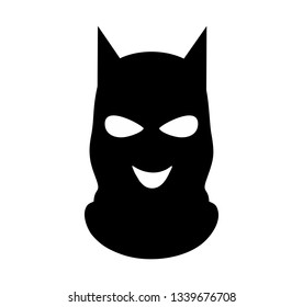 Terrorist mask icon vector 