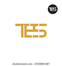 TES Logo Letter Monogram Design
