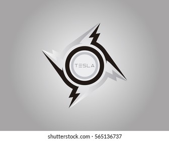 Tesla logo template