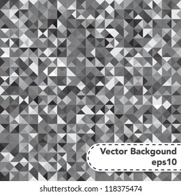 Tessellating Dark Grayscale Abstract Background