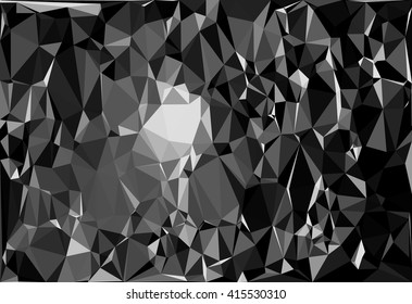 Tessellating random triangles pattern, background fitting space perfectly