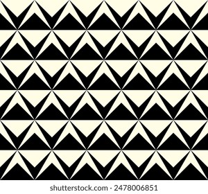 Tessellation of Optical illusions seamless pattern vector. Complementary design of geometric Repeating patterns.