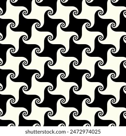 Teselación Patrón de repetición. Hexágono de patrones sin fisuras, Vector de fondo de líneas geométricas complementarias.