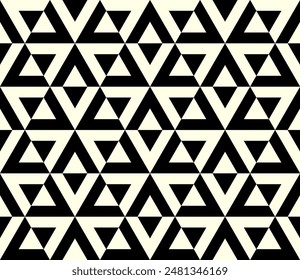 Tessellation seamless pattern of printable vector. Optical illusion Art of Geometric repeating patterns.