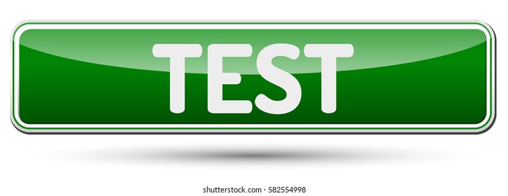 Test Abstract Beautiful Button Text Stock Vector Royalty Free 582554998 Shutterstock