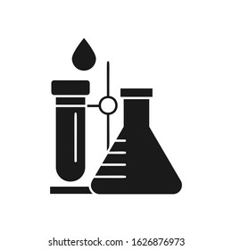 Test, blood, laboratory icon. Simple hematology icons for ui and ux, website or mobile application