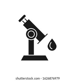 Test, blood, search icon. Simple hematology icons for ui and ux, website or mobile application