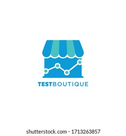 Probar el logotipo comercial y el vector Boutique