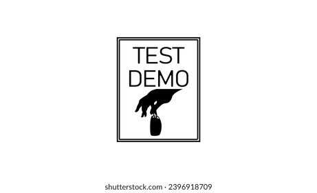 test demo, demo software , test drive, demonstration symbol, hand with car keys, good sale attribute