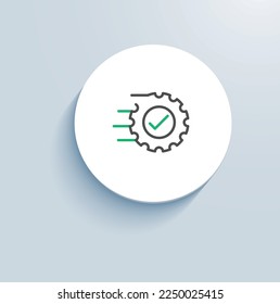 test drive icon vector design