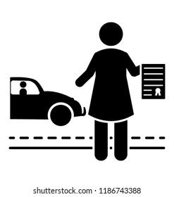Test drive take by car company professional 