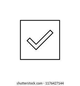 test icon. Element of education for mobile concept and web apps icon. Thin line icon for website design and development, app development. Premium icon