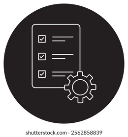 Test Icon, Ensuring Excellence Comprehensive Testing Strategies, Mastering the Process of Validation and Verification, Icon, vector