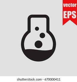 Test icon infographic isolated on grey background.Vector illustration.