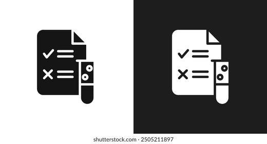 Test icon logo set vector