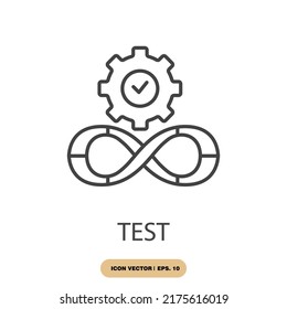 Test Icons  Symbol Vector Elements For Infographic Web