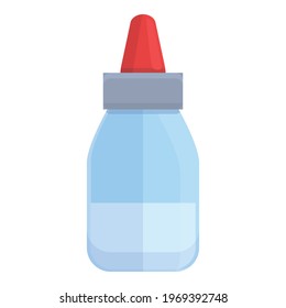 Test medical solution icon. Cartoon and flat of Test medical solution vector icon for web design isolated on white background