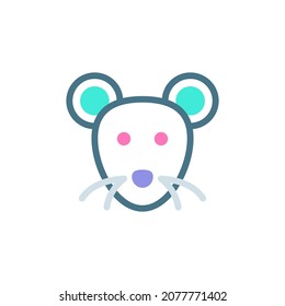 TEST MOUSE icon in vector. Logotype