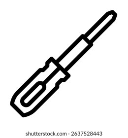 Test pen icon line style illustration