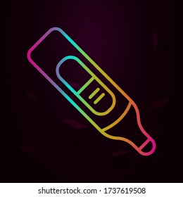 Test, Schwangerschaft nolan Symbol Einfache dünne Linie, Umrissvektor Vektor der Mutterschaft Symbole für ui und ux, Website oder mobile Anwendung