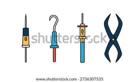 Test Probe Line art high quality