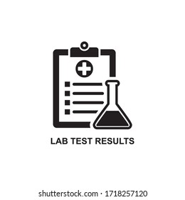 TEST RESULT ICON , REPORT LAB ICON