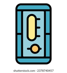 Konturvektor des Prüfergebnis-Standbildes Pcr-Test. Laborfarbe des Schwabenlabors
