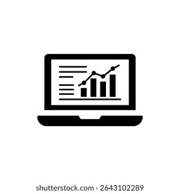 Test Results Displayed on Laptop Screen for Academic Feedback