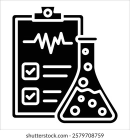 Test Results Icon Element For Design