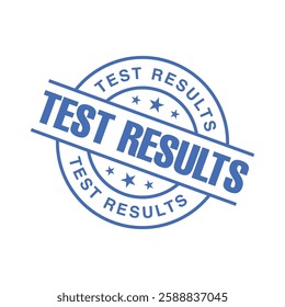 Test Results Letter Rubber Stamp Template