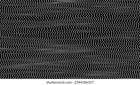 Test Screen Glitch Texture. TV Static Noise Overlay Background. Vector Illustration.