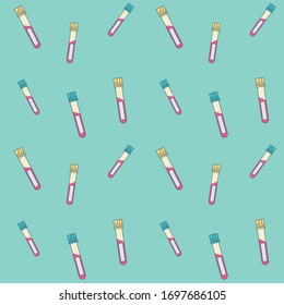 Test seamless background. Medical examination. Medical equipment