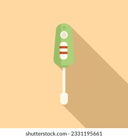 Probar el vector plano del icono del balancín. Datos de Pcr. Prueba de hospital