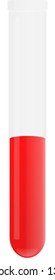 Test Tube With Blood Sample