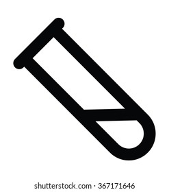 Test Tube Bold Line Vector Icon