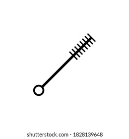 test tube brush, laboratory icon