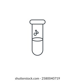 Test Tube, Chemistry beakers icon symbol vector illustration isolated on white background