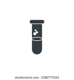 Test Tube, Chemistry beakers icon symbol vector illustration isolated on white background