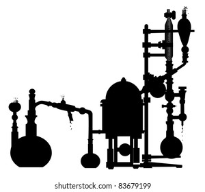 test tube chemistry (the science lab beakers scientist)