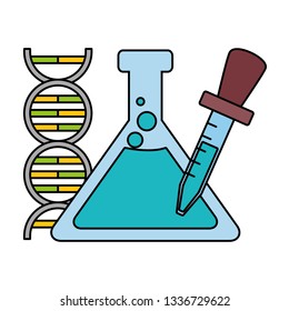 test tube dropper dna