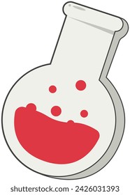 A Test Tube Element Illustration
