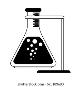 test tube or flask icon image 